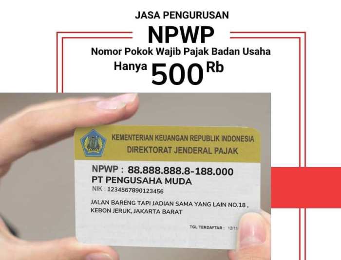 Jasa Waarmerking Nomor Pokok Wajib Pajak (NPWP) di Notaris