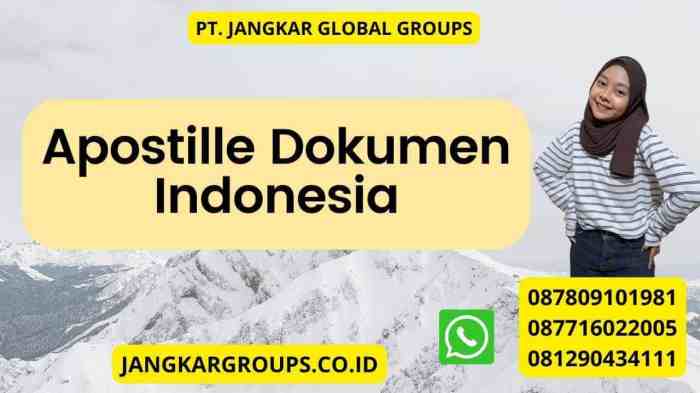 Bagaimana perkembangan layanan Apostille di Indonesia?