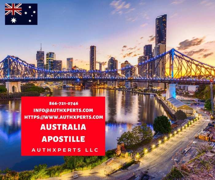 Jasa Apostille untuk Australia