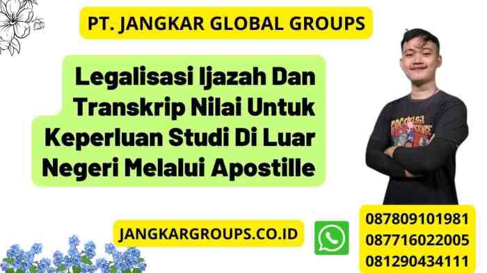 Jasa Legalisir Transkrip Nilai di Kemenkumham