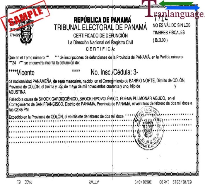 Jasa Legalisasi Akta Kelahiran di Kedutaan Panama