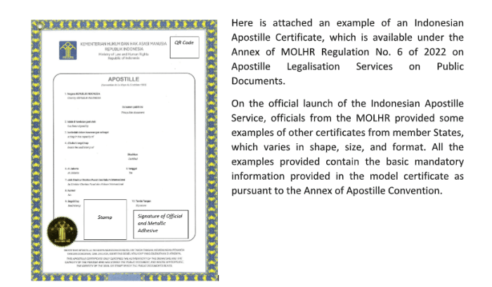 Jasa Apostille Surat Keterangan Pendamping Ijazah di Kemenkumham