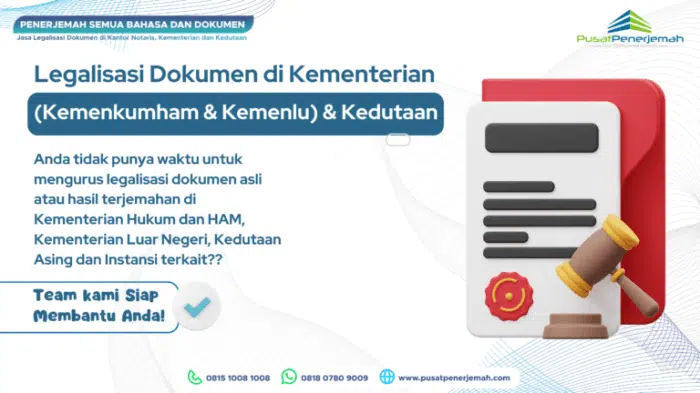 Jasa Apostille Perjanjian/Kontrak di Kemenkumham